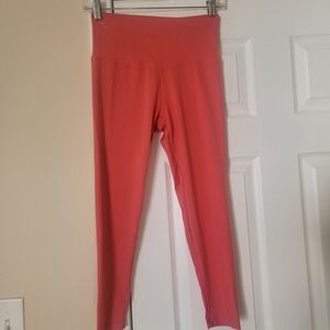 Balance Collection Cropped Capri Length Leggings- Coral, S